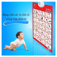 Bảng chữ cái và chữ số cho bé tập đọc