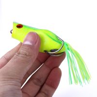 【cw】 1pcs Frog 70mm 14g Fishing Sillicon Bait Fake Snakehead Bass Pike Pesca bait !