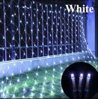 【✔In stock】 xuzichao ไฟตาข่ายสาย Led พวงมาลัย1.5M X 1.5M 2X2M 3X2M,ม่านไฟปาร์ตี้คริสต์มาสเทศกาลวันหยุด