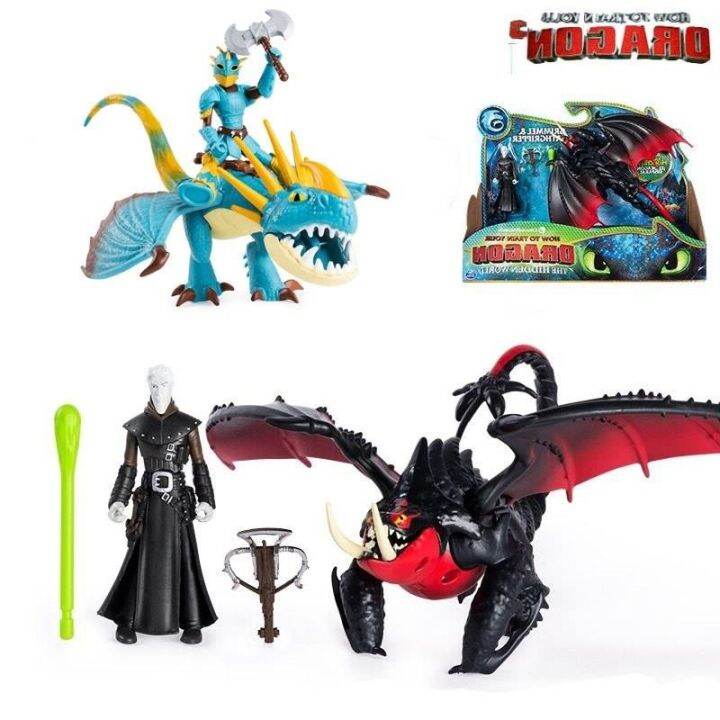 Genuine How to Train Your Dragon 3 Hiccup toothless/light fury astrid stormfly Snotout Hookfang