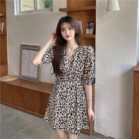 TheGiril de style leopard pattern of new French