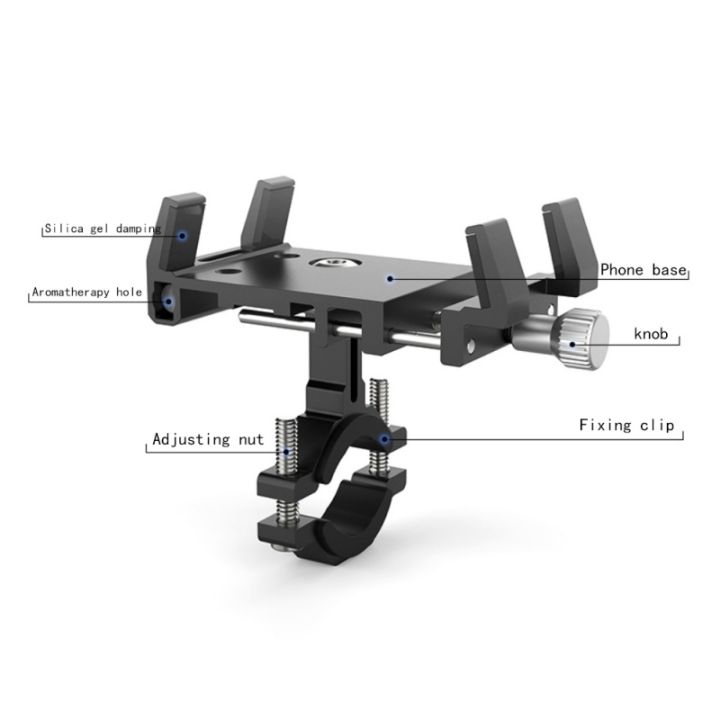 worth-buy-แฮนด์จักรยานอะลูมินัมอัลลอยที่ยึดมือถือมือถือขาตั้งจักรยานสมาร์ทโฟนรถจักรยานยนต์ตัวยึด-gps-อุปกรณ์เสริมจักรยาน