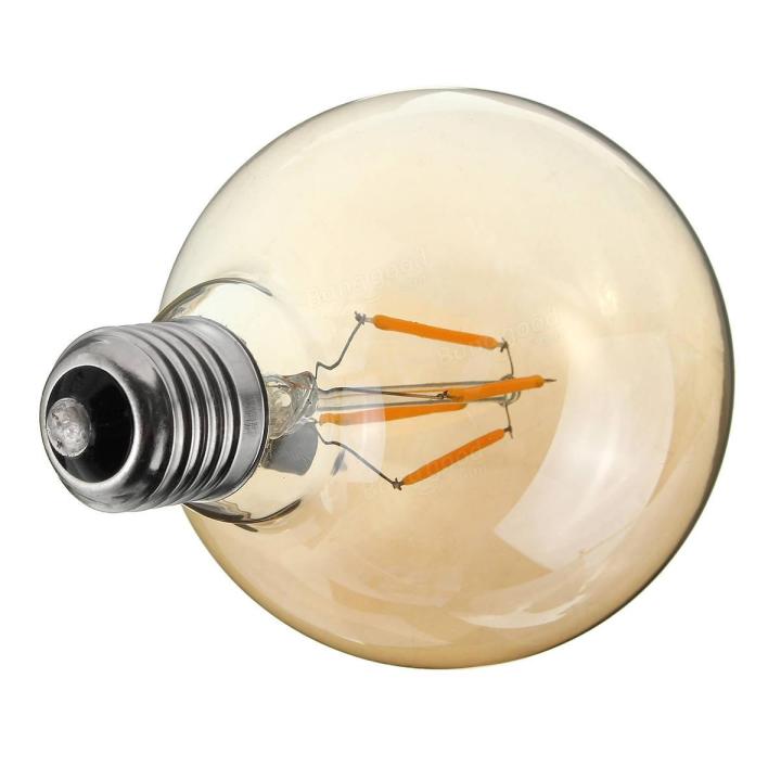 หลอดไฟวินเทจ-led-filament-bulb-g95-4w-2200k-กระจกสีชาทอง