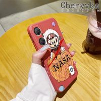 เคส Chenyyka สำหรับ Infinix Hot 20 5G Hot 20S เคสการ์ตูนนาซ่าเม้าส์นิ่มบางเคสมือถือด้านข้างลายขอบสี่เหลี่ยมเคสนิ่มซิลิโคนเคสป้องกันการกระแทก