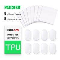 CYCLamiจักรยานด้านในยางPatch Patchingเครื่องมือชุดซ่อม 8 ชิ้นแผนที่MTBจักรยานพับTPUวัสดุที่มีประสิทธิภาพกาว-ฟรี-asdewrwerds