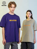 HMHM เสื้อยืด BEASTERเสื้อยืดคอตตอน 100% ไซส์ใหญ คู่รัก oversized สตรีทแฟชั่นเสื้อยืดคอกลม ins เสื้อผ้าผช เสื้อยืดผู้หญิง เสื้อยืดวินเทจ cod