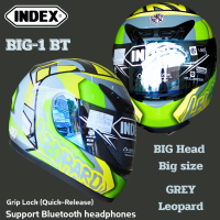 หมวกกันน็อคเต็มใบปิดทั้งหน้าไซร์ใหญ่พิเศษ Index Big-1,big heag,ขนาดโฟม ใหญ่กว่าปกติ