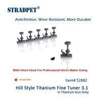 STRADPET 3.1ไทเทเนียมสไตล์ฮิลล์สีเทาสำหรับผู้ผลิตไวโอลินมืออาชีพอุปกรณ์เสริมไวโอลินเครื่องหมายสีส้ม