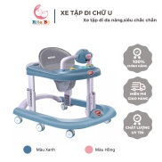 Xe tập đi chữ U cao cấp,đa năng cho bé, có bàn phát nhạc kèm bàn ăn