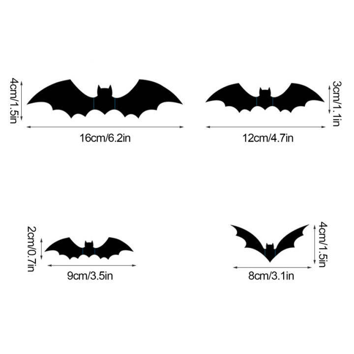 3d-ตกแต่งค้างคาว-12ชิ้นฮาโลวีนค้างคาวสติ๊กเกอร์ติดผนัง3d-ค้างคาวสติ๊กเกอร์ค้างคาว-d-ecals-ตกแต่งที่น่ากลัวค้างคาว-สำหรับ-diy-บ้านหน้าต่างตกแต่งฮาโลวีนปาร์ตี้ซัพพลาย