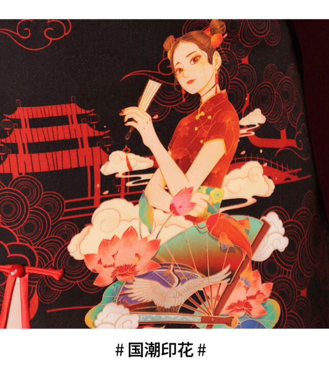 ชุด-cheongsam-กี่เพ้า-น้ำแห่งชาติรุ่นปรับปรุงสไตล์จีนรุ่นเล็กย่อหน้าสั้นๆทอดถนนชุดหญิง-ปรับปรุง-cheongsam-2022-เด็กสาวใหม่สีดําทอดถนนเสื้อผ้าผู้หญิงสไตล์จีน-mtm893