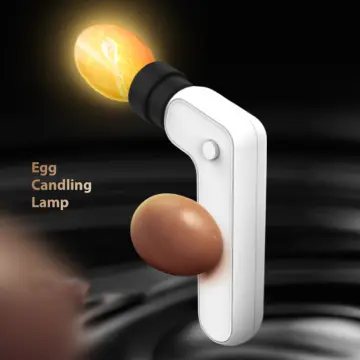 LED Light Egg Candler Tester, Egg Candling Lamp for Monitoring and Hatching Eggs