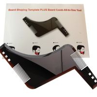 Hot 1PCS Beard Shaping Styling Template PLUS Comb All-In-One for Hair Trim