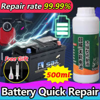 CHAQOWEI Battery Repair Solution 500ML - 10 Year Battery Life Extension for Cars and Motorcycles Battery Repair Fluid