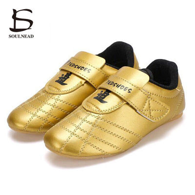 Taekwondo Shoes Men Kids Boxing Martial Arts Kung Fu Shoes Adult Children Sneakers Taichi Wushu Karate Wrestling Shoe 31-44