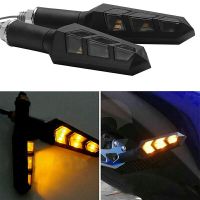 2pcs 6 LED Motorcycle Turn Signal Light Flashing Motorbike Indicator Blinker Moto Waterproof Tail Lights Signal Lamp 12V