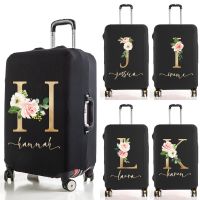 Luggage Cover Personalized Initial Suitcase Cover Elastic Luggage Cover for 18 39; 39;-32 39; 39; Suitcase Accessories Suitcase Dust Cover