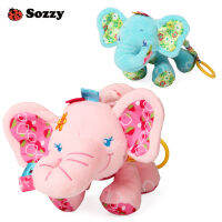 Sozzy Musical Plush Stuffed Elephants Soft Cute Animal Toys for Children Play a Melody Activity Educational Infant Baby toys