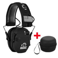 Tactical Shooting Earmuff Anti-noise Headphone Sound Amplification Hearing Protection Headset with bag