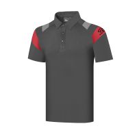 Summer new golf short-sleeved t-shirt mens casual sports mens top polo shirt golf jersey FootJoy Callaway1 DESCENNTE SOUTHCAPE Le Coq Honma TaylorMade1 Odyssey♕✢