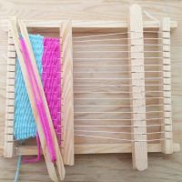DIY Wooden Loom Knitting Machine Weaving Loom Frame DIY Knitted Toys Wool Weaving Loom Handcraft Household Wooden Knitting Tools Knitting  Crochet