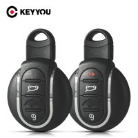 KEYYOU 3ปุ่มสมาร์ทรถระยะไกลปกเชลล์กุญแจ Fob สำหรับ BMW Mini Cooper 2015 2016 2017 2018ด้วยกรณีใบมีดที่สำคัญฉุกเฉิน