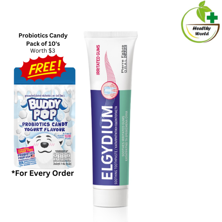 Elgydium IRRITATED GUMS Toothpaste 75ml Lazada Singapore