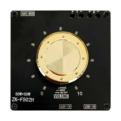 Bluetooth Power Amplifier Board ZK-F502H 5.1 50W 2.0Channel Amplifier Board for Sound Box
