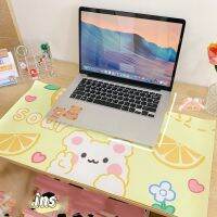 （A LOVABLE） INS LargePad น่ารัก CartoonBunny TabletMat Kawaii นักเรียนตาราง Mat Gamer BoysDesktop Mousepad