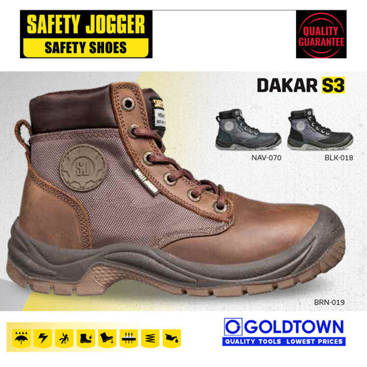 Safety Jogger Dakar S3 High Cut Safety Shoes Work Boot Steel Toe Safety