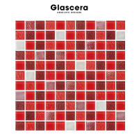 Glascera กระเบื้องโมเสคแก้ว ชนิดผิวมัน สีสันสวยงาม ไม่ดูดซึมน้ำ ไม่เกิดเชื้อรา ตกแต่งภายในและภายนอก Natural #5