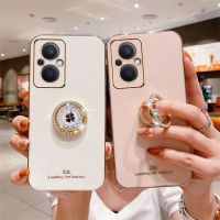 OPPO Reno 7Z 8Z 5G เคส OPPO Reno 8 T 5G เคส OPPO Reno 8 T 5G เคส OPPO A98 A78 5G หรูหราแหวนใบไม้เมเปิ้ลขายึดซองนุ่มกันกระแทกเคสโทรศัพท์