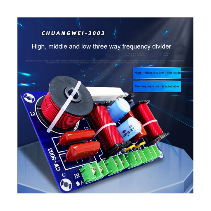 3 Way Frequency Divider HiFi Crossover Audiophile Home Theater High