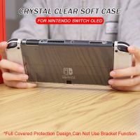 【cw】 Transparent Oled Game Console JoyCon Controller Soft Silicone Cover