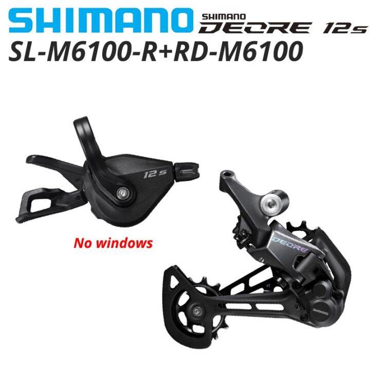 Asli SHIMANO DEORE SLX XT XTR M6100 M7100 M8100 M9100 12S Tuas Shifter ...