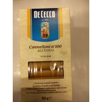 ?For you? De cecco  Cannelloni All uovo No.100  พาสต้าเส้นไข่ ดิเชคโค 250 กรัม