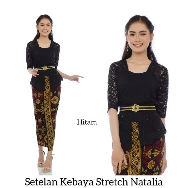 Setelan Kebaya pakaian adat Bali (kebaya+rok+Obi) | Lazada Indonesia