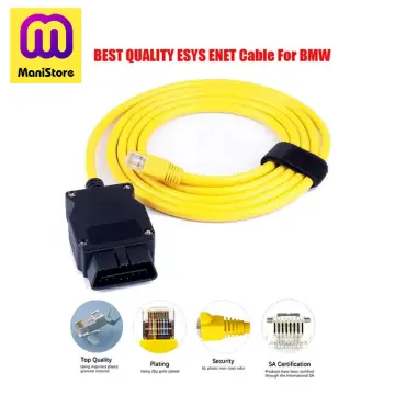 OBD2 ENET cable for BMW F-series ICOM OBD2 Coding Diagnostic Cable Ethernet  to Data OBDII Coding Hidden Data Tool