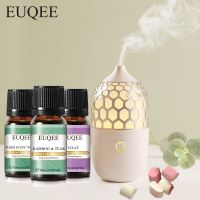 EUQEE 10ml Premium Perfume Oil Leather Bay Rum Sweet Tobacco Aroma Oils Cedarwood Sandalwood Lilac Coconut Fragrance Oil