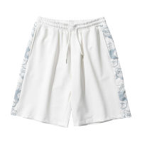 Bear Print Shorts Womens Couple Wear Trend Ins Harajuku Summer Drawstring Contrast Color Sports Casual Plus Size Shorts