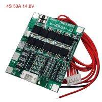 4S 30A 14.8V Li-Ion แพ็ค18650 BMS แผ่นป้องกันสมดุลวงจรรวมด้วยสายเคเบิล