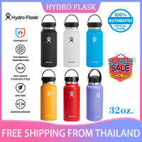 NEW HYDRO FLASK รุ่น WIDE MOUTH FLEX SIP LID 32 OZ 960ML water bottleกระติกน้ำ กระติกน้ำสูญญากาศ เก็บความเย็น เก็บความร้อน เก็บอุณหภูมิ กาต้มน้ำกีฬากลางแจ้ง Ready Stock