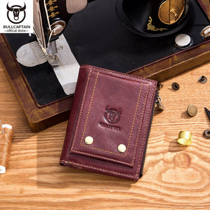 Bullcaptain discount leather wallet