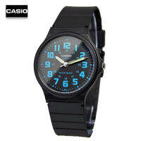 Velashop Casio นาฬิกาข้อมือผู้ชาย  สายเรซิ่น รุ่น MQ-71-2BDF, MQ-71-2B, MQ-71 - สีดำหน้าปัดน้ำเงิน