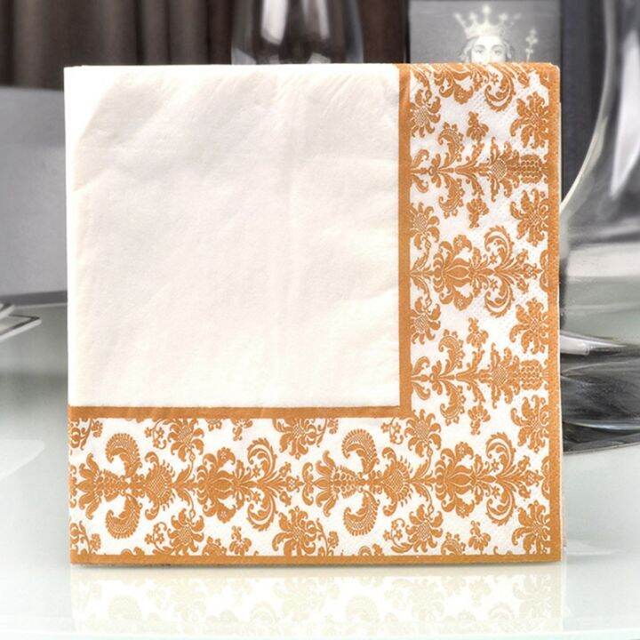 100pcs-gold-printing-disposable-napkin-tissue-paper-printed-napkins-for-restaurant-and-hotel-golden-white