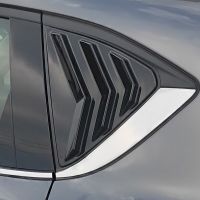 Car Rear Quarter Side Window Louver Vent Cover Shutter Panel Trim For Mazda CX-5 CX5 Accessories 2013-2022