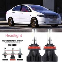 ไฟหน้ารถยนต์ LED 40w 6000k สีขาว สําหรับ Honda City 2015-2019