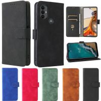 [Woo Fashion Case] สำหรับ Motorola G22สำหรับ Moto Edge X30 Pro S30 Plus G Power 2022 G51 G71 G31 G41 G200 5G ปกหนังสือกระเป๋าสตางค์หนัง Capa