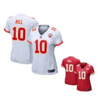 2023 New Fashion version NFL Kansas City Chiefs football uniform womens 10 Hill sports jersey