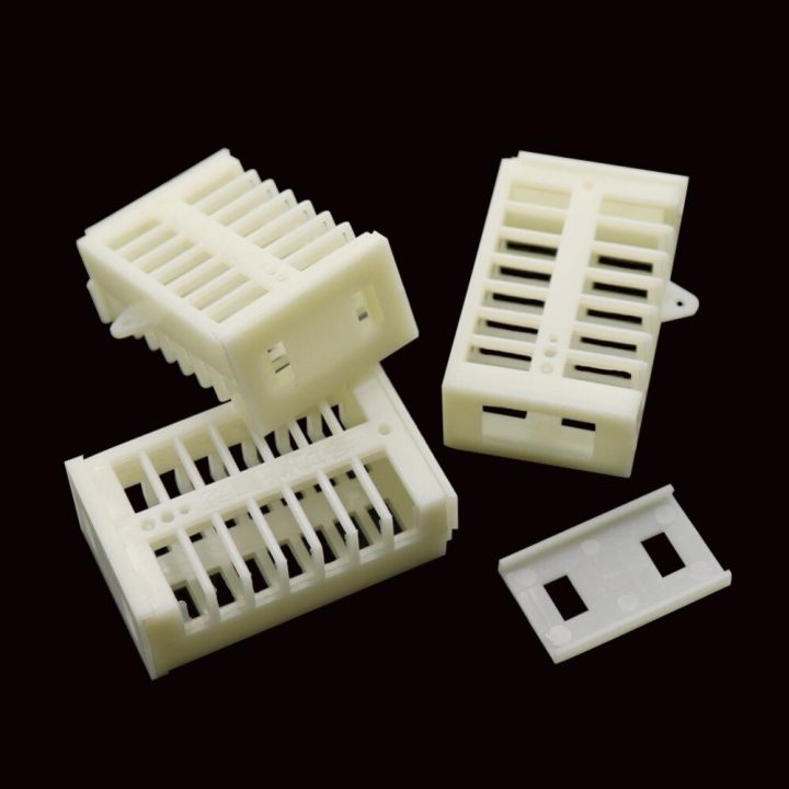 beekeeping-queen-cage-queen-isolation-box-plastic-safety-multi-ftional-stretch-hutches-queen-beekeeping-device-tools-10-pcs